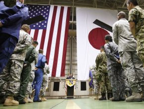 U.S military at Japan base shows it can function during pandemic