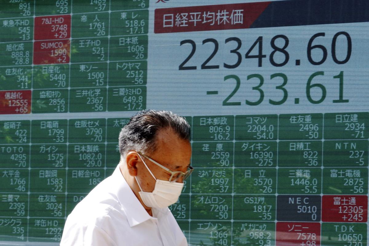 Asia Stocks Lower After Wall Street Gains on Recovery Hopes