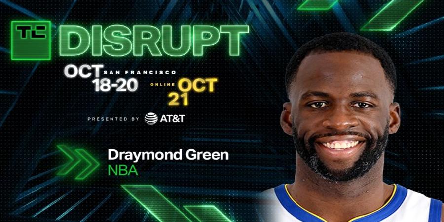 The Warriors’ Draymond Green will talk new media tomorrow at Disrupt