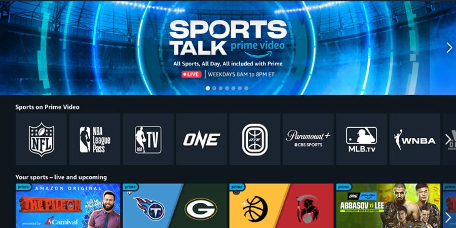 Amazon launches ‘Sports Talk’ on Prime Video to give sports fans 12 hours of live daily content